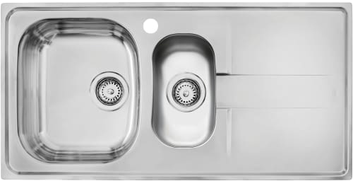 TEKA STENA 60-B 1 1/2C 1E REV FREGADERO 2 CUBETAS + ESCURRIDOR - 