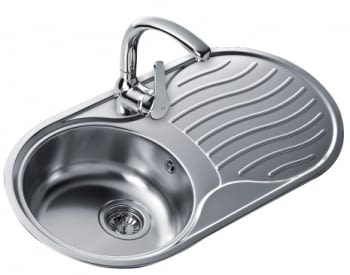 TEKA DR-80 1C 1E REV FREGADERO INOX 1 CUBETA + ESCURRIDOR