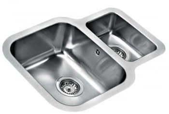 TEKA BE 1 1/2C 625 REV FREGADERO INOX 2 CUBETAS BAJO ENCIMERA