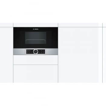 BOSCH BEL634GS1 MICROONDAS CRISTAL NEGRO INOX GRILL AP. IZQUIERDA 21L promocionado - 2