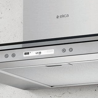 ELICA FLAT GLASS PLUS IX/A/70 CAMPANA INOX CRISTAL 70CM 603M3/H - 2