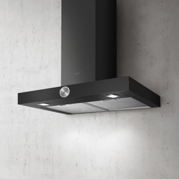 ELICA LOL BL/A/60 CAMPANA NEGRO GOFRADO 60CM 669M3/H - 2