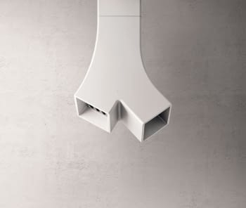 ELICA YE WH/A/66 CAMPANA ISLA CRYSTALPLANT BLANCA 66CM 625M3/H