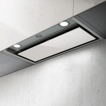 ELICA BOX IN PLUS IXGL/A/90 CAMPANA ENCASTRE INOX CRISTAL BLANCO 90CM 647M3/H