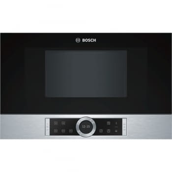 BOSCH BFR634GS1 MICROONDAS CRISTAL NEGRO INOX SIN GRILL AP. DERECHA 21L promocionado