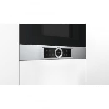 BOSCH BFL634GS1 MICROONDAS CRISTAL NEGRO INOX SIN GRILL AP. IZQUIERDA 21L promocionado - 3