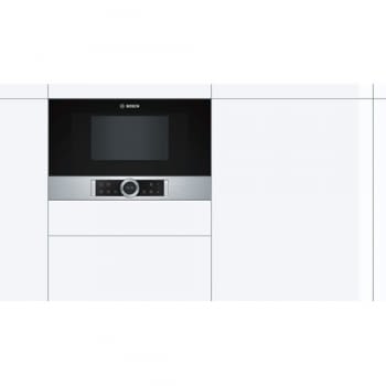 BOSCH BFL634GS1 MICROONDAS CRISTAL NEGRO INOX SIN GRILL AP. IZQUIERDA 21L promocionado - 4