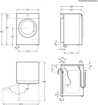 Lavadora Zanussi ZWF71240W Blanca de 7 kg a 1200 rpm Clase A+++ | Stock - 7
