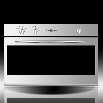 VITROKITCHEN HG91IB HORNO 90CM GAS BUTANO INOX ABATIBLE