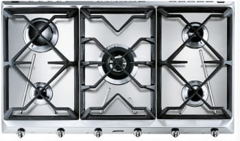 Encimera de Gas SMEG SRV596GH5 5 Zonas 90cm Ancho | Envío Gratis