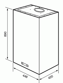 SMEG KQ45XE CAMPANA SELECCION INOX 45CM 710M3/H - 2
