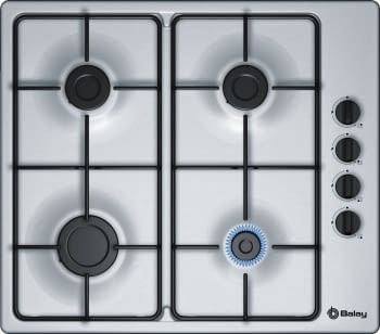 Balay 3ETX464MB Placa Gas Inox 4 Fuegos 60 cm