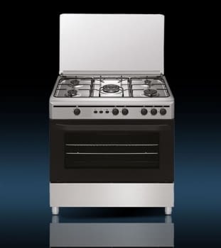 VITROKITCHEN CB9060IB COCINA GAS BUTANO INOX 90X60CM 5 FUEGOS