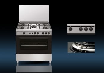 VITROKITCHEN CB9060IN COCINA GAS NATURAL INOX 90X60CM 5 FUEGOS - 2