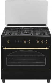 VITROKITCHEN RU9060B COCINA GAS BUTANO RUSTICA 90X60CM 5 FUEGOS
