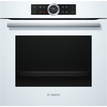 Horno Bosch HBG675BW1 Pirolítico Blanco de 60 cm | Recetas Pre-Programadas Gourmet | Calentamiento 4D Profesional | Clase A+ | Serie 8