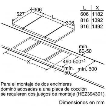 Placa Modular Bosch PKY475FB1E Teppan Yaki de 40 cm | DirectSelect | Serie 6 - 6