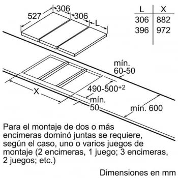 Placa Modular Bosch PKY475FB1E Teppan Yaki de 40 cm | DirectSelect | Serie 6 - 8