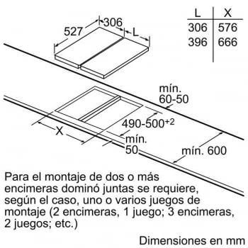 Placa Modular Bosch PKY475FB1E Teppan Yaki de 40 cm | DirectSelect | Serie 6 - 9