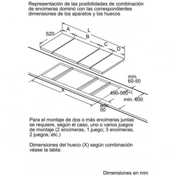 Placa Modular Bosch PKY475FB1E Teppan Yaki de 40 cm | DirectSelect | Serie 6 - 10