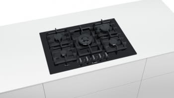 Placa de Gas Bosch PPQ7A6B90 con Gas Natural de 75 cm con 5 Quemadores FlameSelect 9 niveles | Serie 8 - 5