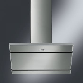 SMEG KL190XE Campana de pared Inclinada | 90 cm | Acero Inoxidable | 825 m³ | Envío Gratis - 2
