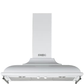 SMEG KC19BSE CAMPANA SELECCION CORTINA BLANCA SILVER ENVEJECIDO 90CM