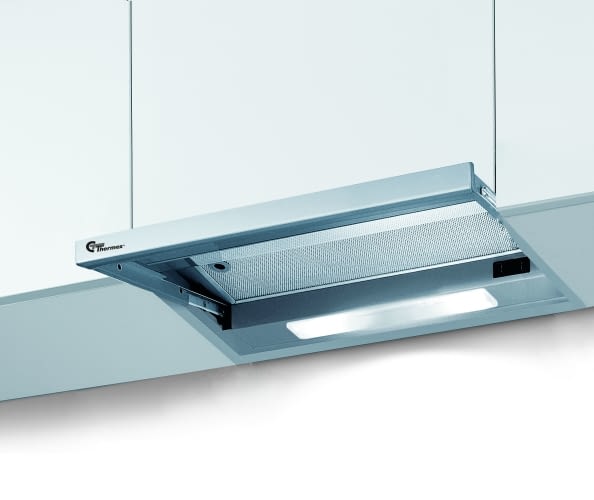 THERMEX SLIM HIDE 600 mm CAMPANA INTEGRADA MUEBLE GRIS ACERO 264M3/H - 