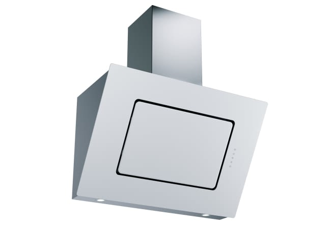 THERMEX CAMBRIDGE 900 mm BLANCO CRISTAL CAMPANA INCLINADA 90CM 606M3/H - 