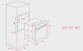 Horno Teka HSB 620 P Pirolítico Negro de 60 cm con 8 funciones de cocción a 5 alturas Clase A+ - 10