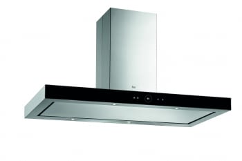 TEKA DPL 1185 CAMPANA ISLA INOX CRISTAL NEGRO 110CM 782M3/H