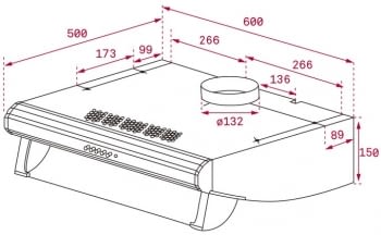 TEKA C 6420 S CAMPANA TRADICIONAL INOX 60CM 375M3/H STOCK - 2