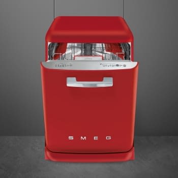 Lavavajillas Smeg LVFABRD2 Color Rojo Libre Instalación Estética Retro Años 50 A+++ | Instalación Disponible