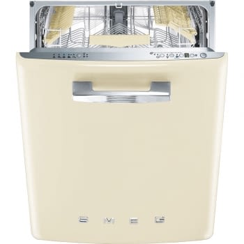 **SMEG ST2FABCR LAVAVAJILLAS INTEGRABLE CREMA 13 SERVICIOS 42dB AÑOS 50 A+++** DESCATALOGADO