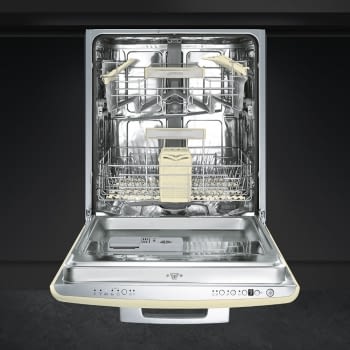 **SMEG ST2FABCR LAVAVAJILLAS INTEGRABLE CREMA 13 SERVICIOS 42dB AÑOS 50 A+++** DESCATALOGADO - 2