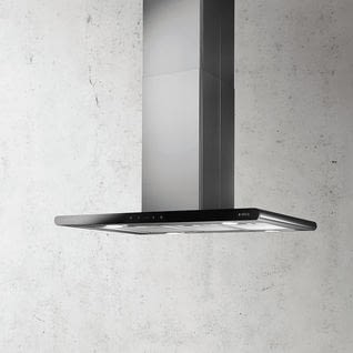 ELICA GALAXY BLIX/A/80 CAMPANA CRISTAL NEGRO INOX 80CM 647M3/H - 2