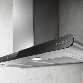 ELICA GALAXY BLIX/A/80 CAMPANA CRISTAL NEGRO INOX 80CM 647M3/H - 3
