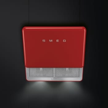 SMEG KFAB75RD CAMPANA ROJA INCLINADA 75CM 820M3/H A+ AÑOS 50 - 2