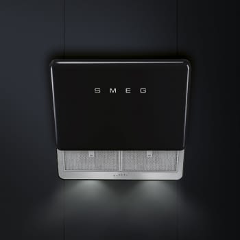 SMEG KFAB75BL CAMPANA NEGRA INCLINADA 75CM 820M3/H A+ AÑOS 50 - 2