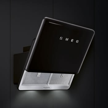 SMEG KFAB75BL CAMPANA NEGRA INCLINADA 75CM 820M3/H A+ AÑOS 50 - 5