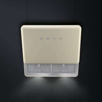 SMEG KFAB75CR CAMPANA CREMA INCLINADA 75CM 820M3/H A+ AÑOS 50 - 2