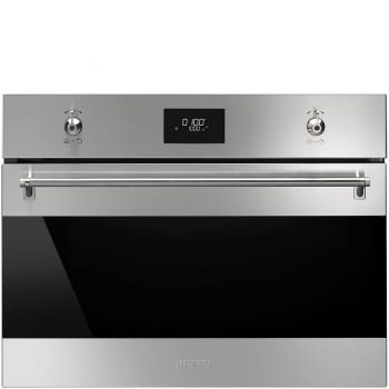 SMEG SF4309MX HORNO MICROONDAS COMPACTO CLASICA 45CM INOX ABATIBLE