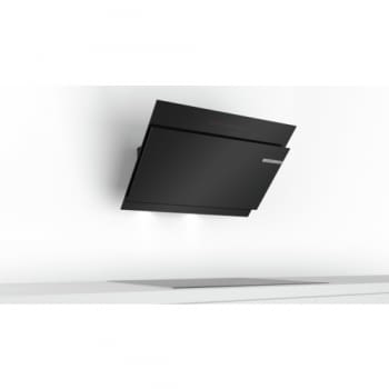 Campana decorativa de pared Bosch DWK98JQ60 en Cristal Negro de 90 cm a 836 m³/h | Motor EcoSilence Clase A+ | Serie 6 - 4