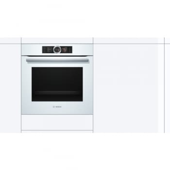 Horno de Vapor Bosch HSG636BW1 Inox| Cristal Blanco| Multifunción| Abatible| Clase A+ promocionado - 3