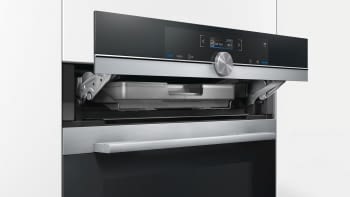 Horno Siemens HR675GBS1 Pirolítico Inoxidable de 60 cm con Vapor | Recetas programadas cookControl | Clase A+ | iQ700 - 4