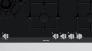 Placa de Gas Siemens ER9A6SD70 Negro de 90 cm con 5 Quemadores a 9 niveles de potencia | 1 Quemador WOK | Parrillas hierro fundido - 6