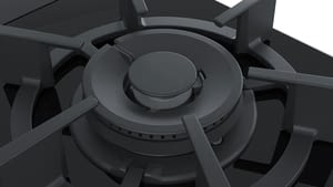 Placa Dominó Siemens ER3A6AD70 WOK 6 kW de Gas Natural, 30 cm, con 9 niveles de potencia stepFlame | iQ700 - 2