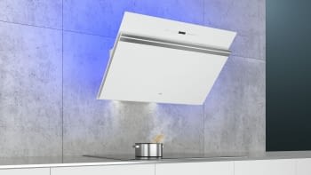 Siemens LC91KWW20 Campana decorativa de pared 90cm Cristal Blanco | Wifi Home Connect | A+ - 2