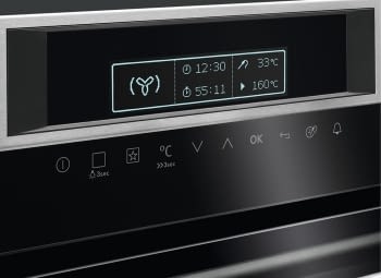 Horno Compacto AEG KPE742220M Multifunción Pirolítico Abatible Inoxidable antihuellas 45 cm SenseCook | Sonda Térmica A+ con 19 funciones - 5