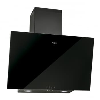 WHIRLPOOL AKR 037 G BL CAMPANA CRISTAL NEGRO VERTICAL 59.8CM 658M3/H